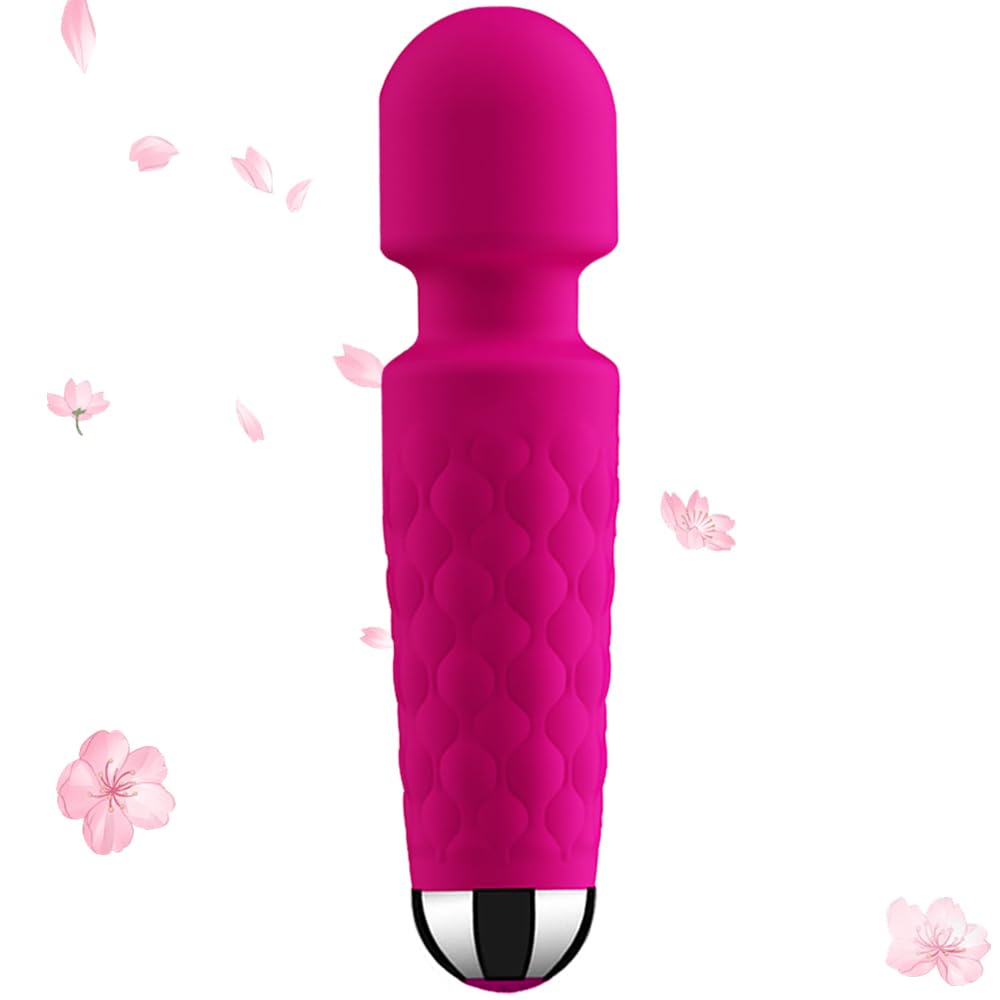 Mini Portable Massager - Lightweight Design, relieves Fatigue Anywhere, Anytime, for Neck, Shoulder, Back and Legs (Rose)