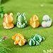 174PC MiNi 3D Printed Animal Set Including 3D Duck Frog Tortoise Bonsai Landscaping Embellishments Micromodels Car Center Console Decorations Garden Lawn Fun Decorations