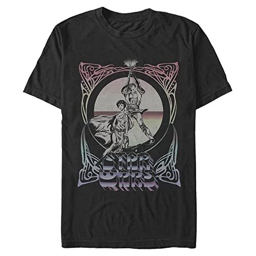 T-Shirt Star Wars Homme Vintage Anti-Déformation au Style Rétro Durable
