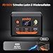 POWKEY Tragbare Powerstation, 30000mAh Laptop Powerbank 96Wh LiFePO4 Akku, Solar Power Station mit 100W USB-C-Schnellladung & LED-Licht für Tablets，iPhone, MacBook, Samsung und mehr