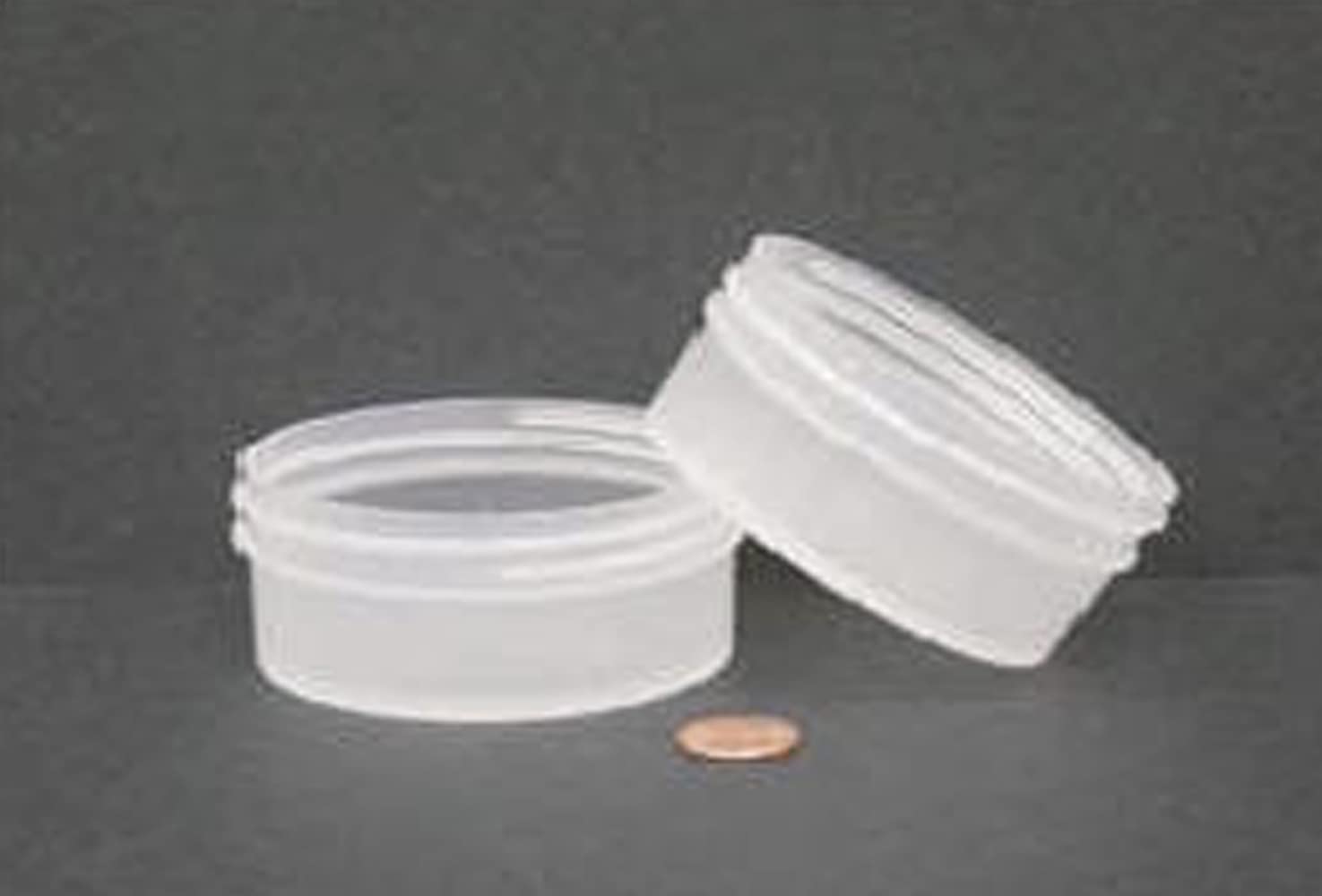 Globe Scientific 6391 Wide Mouth Jar with 89mm Opening, 120mL, PP, 3-3/16" Diameter, 1-3/8" Height, Screw Cap Packaged Separately, Pack of 510