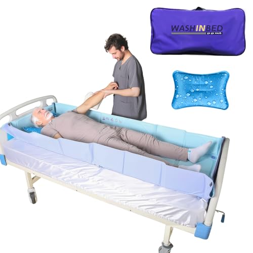 EHUCONWIB Portable Folding Shower Mattress with Drain