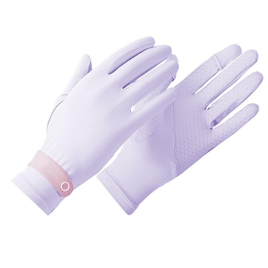 Guanti Protezione Solare Donna In Seta Di Ghiaccio - UV UPF50