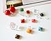 Crystal Pyramid Refrigerator Magnets, 9 Pcs Colorful Small Cute Fridge Magnets, Strong Magnets for Fridge, Whiteboard, Kitchen, Office, and School, Locker