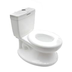SMT- Baby Kids Portable White Realistic Toddler Potty Training Toilet w Flushing Sound Baby Chair Seat Kid P