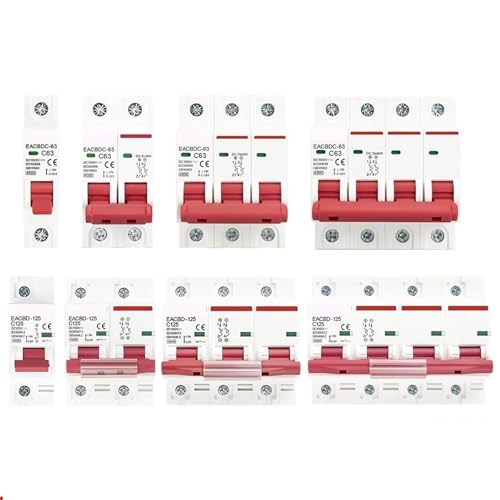 Disjoncteur solaire DC 1000V 4P 32A avec coupure magnétothermique haute tension