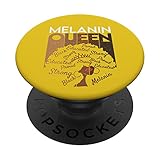 melanin queen black history t shirts donne ragazza nera magia popsockets popgrip intercambiabile