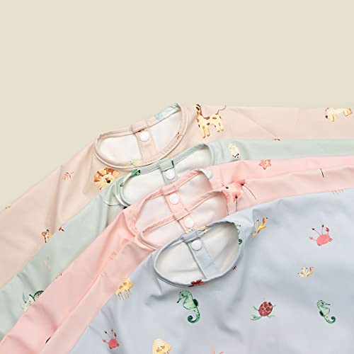 J.Børn BLW Long Sleeve Baby Feeding Bib 6-12M - Image 3