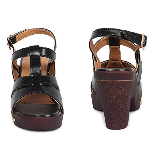 Image of Longwalk Women's & Girls' Fashion Sandal Comfortable Heel Party Wedge Sandals
