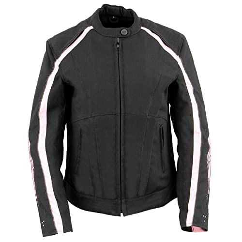 Image of Milwaukee Leather Women's Textile Classic Crossover Motorcycle Riders Jacket - All Year Wear