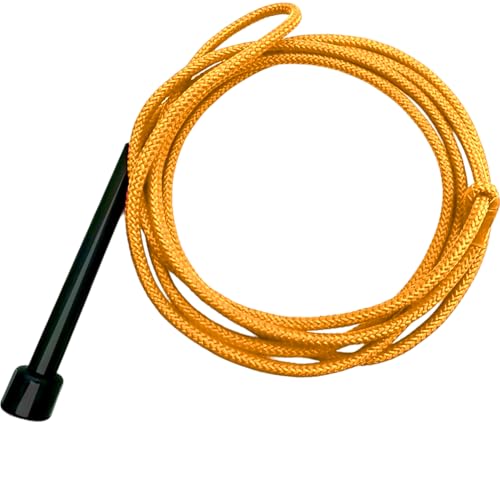 OOHGLITZ Cowboy Lasso Rope – Pre-Tied Roping Rope, Kids Lasso Toy, Sheep Lariat Ranch Lassoing Toy for Western Party Play (Yellow)