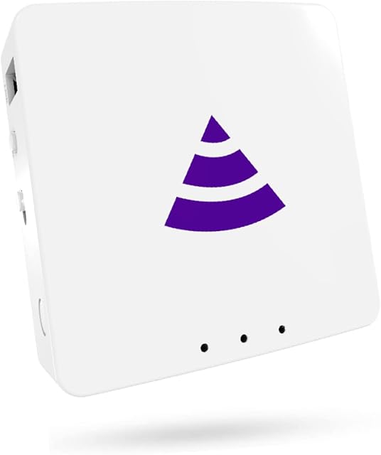 Pyramid WiFi - VPN Router for All Devices, Portable with HD Streaming Speeds, 100+ Regions Preinstalled, Range Extender, OpenVPN & Wireguard, Home or Travel, 300Mbps (1-Month VPN Pass)