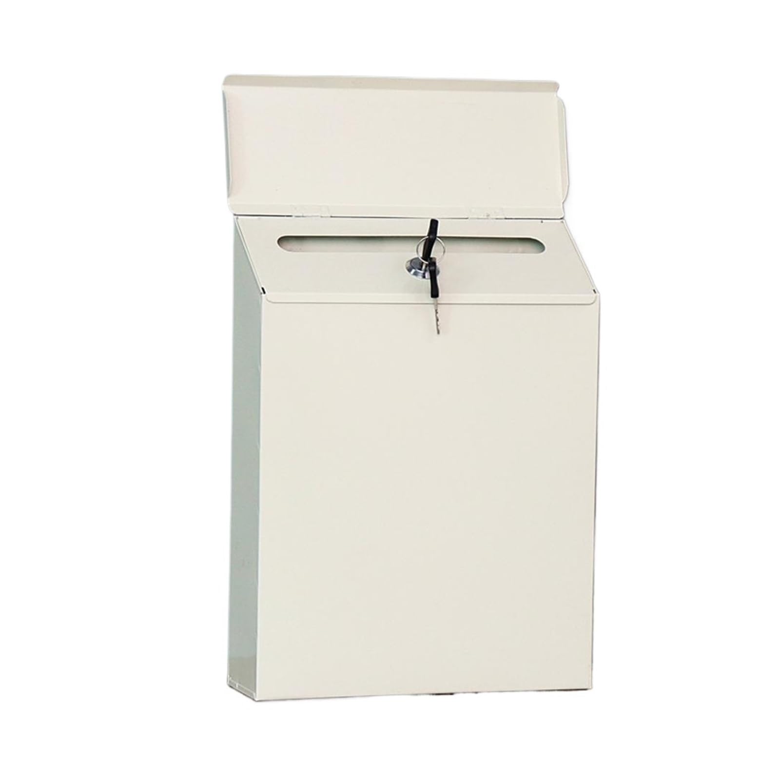 FGJsfhrDTU Letter Box, Modern Mailbox Locking Drop Box Payments Key Postbox Office Home Rural(Blue)(Beige)