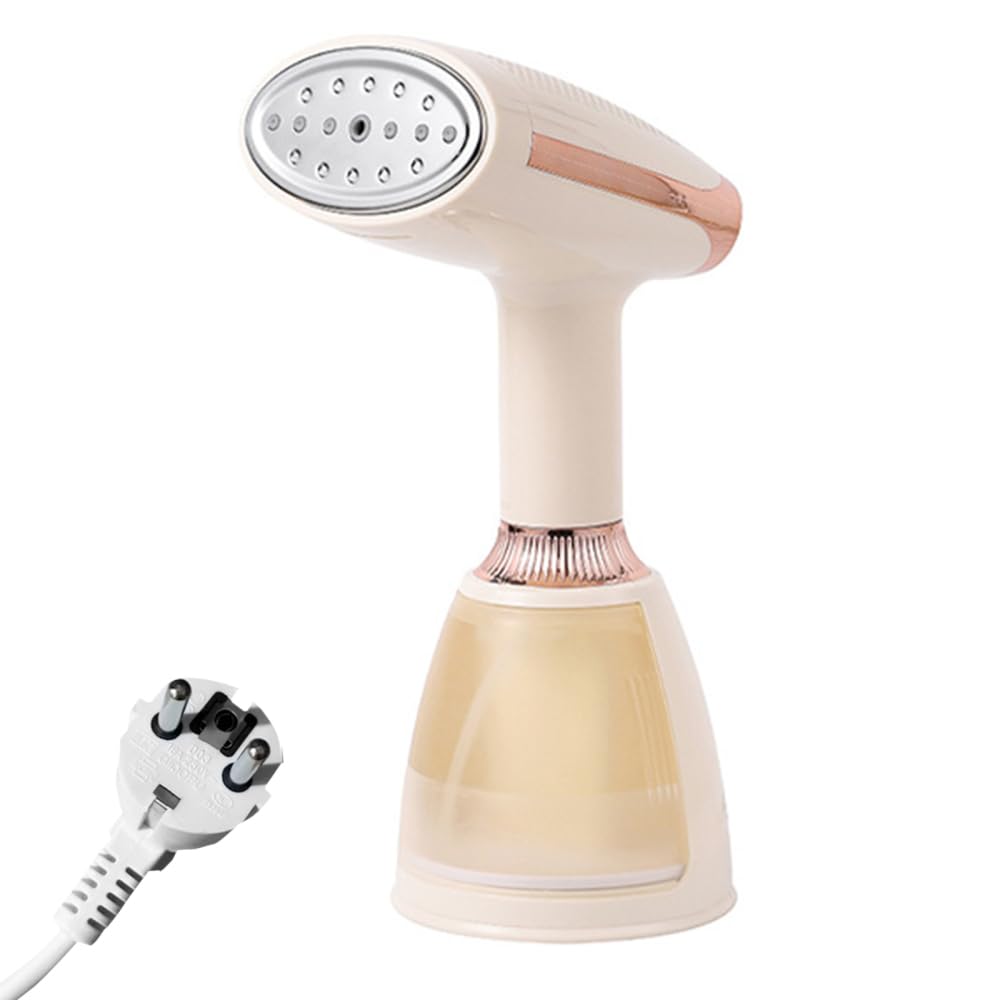 Pionowa parownica do ubrań 1500 W, 2 w 1, przenośne żelazko 280 ml, z zbiornikiem na wodę i szczotką do czyszczenia