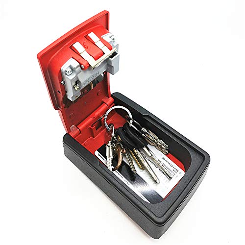 Caixa de Bloqueio de Combinação de 4 Dígitos, Caixa de Bloqueio de Fixação Na Parede Chave