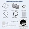 Countertop Dishwasher Compact Portable Dishwasher with 6 Washing Programs | 5.3L Water Tank & Hot Air Dry Function | 24H Delayed Start | LED Light | Mini Dishwasher for Apartment, Dorm, RV #5