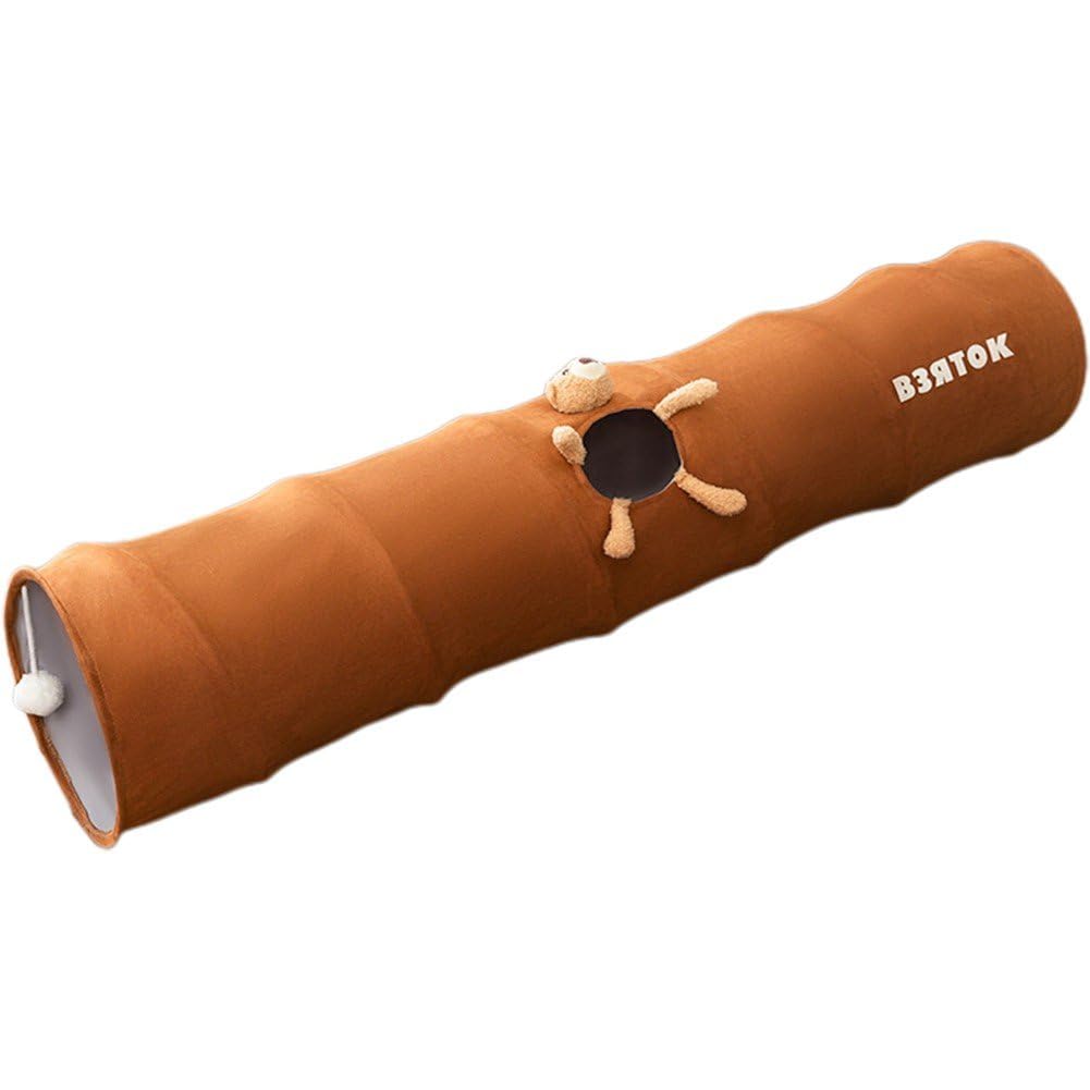 Tunnel pour chat tunnel pour lapin jouet pliable droit
