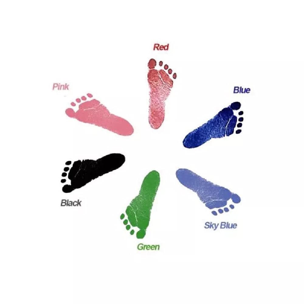 Mold Your Memories Baby Hand and Foot Ink Impression Kit. Non Touch, Non Toxic Ink Pad (0-6 Months, Blue) 8 41e3BYbKBiS. SL1000