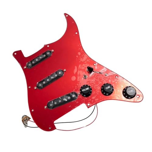 Pickguard pré-câblé SSS micros guitare électrique Alnico 5