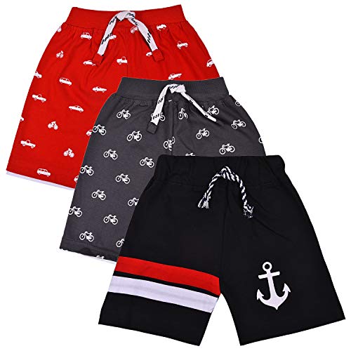 Image of Wish Karo Unisex Shorts for Boys & Baby Girls-Boxers-(Set of 3)-(bt28)