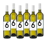 6Percent Mid-Strength White Wine | Sauvignon Blanc | 6% ABV | 6 x 75cl Bottle Case | Fresh & Crisp | Low Alcohol | Low Calories | Produced in Bordeaux | A Lighter Alternative, Perfect for any Occasion