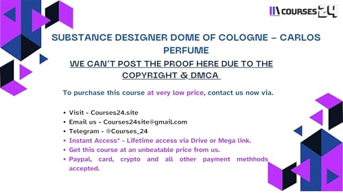 Courses24.site - Substance Designer Dome of Cologne - Carlos Perfume