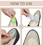 Nanooer Leather High Heel Pads for Shoes That are Too Big, Heel Grips Liner for Shoe Pads for Shoes Too Big, High Heel Inserts for Women Anti Slip, High Heel Insoles,3 Pair (5)