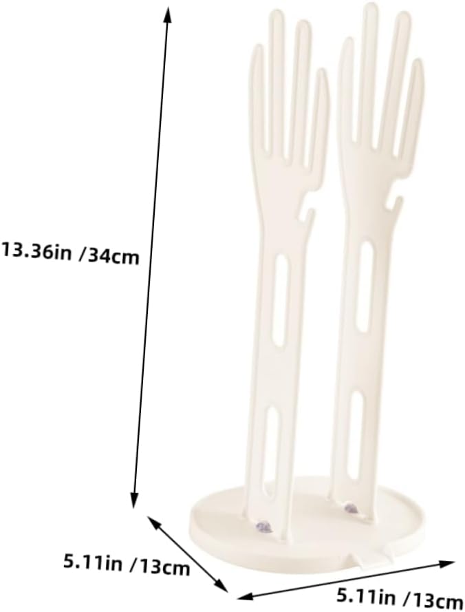 MAGICLULU 3pcs Glove Drain Rack Kitchen Rag Holder Cleaning Gloves Multifunctional Drying Stand Mitten Dryer Modern Kitchen Storage Rack