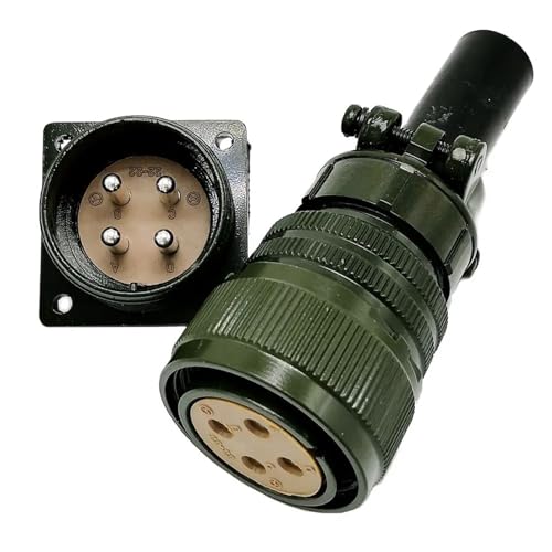 Conector de servomotor de 4 pines MS3102A22-22P y 3106A22-22S para codificador recto 2