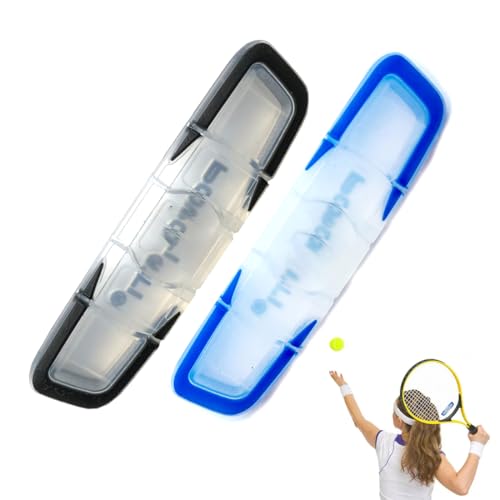 2 Piezas Amortiguador de la Raqueta de Tenis, Amortiguadores de Vibración de la Raqueta de Bádminton Dumperadores de Raqueta de Tenis de Silicio Suave