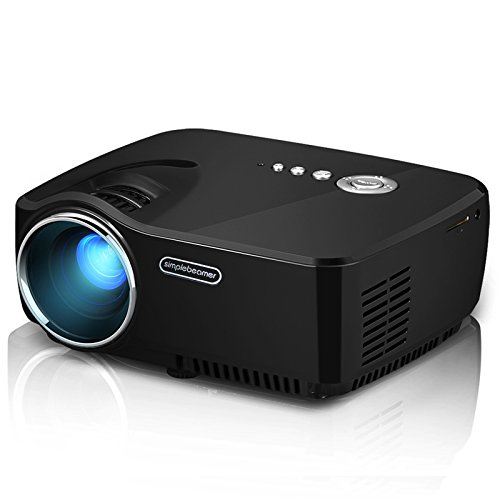Lucky Clover 1080P HD Mini Portable Movie Projector