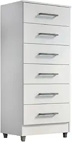 Comoda Helena 6 Gav Branco