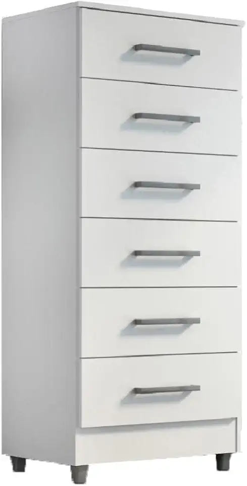 Comoda Helena 6 Gav Branco