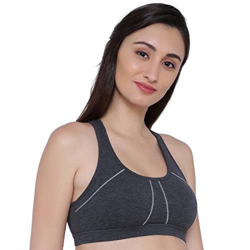 Image of Women's Cotton Blend Non-Wired Sports Bra