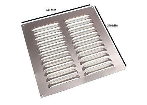Grille d'aération fixe en aluminium 61x22,9 pour conduit de ventilation