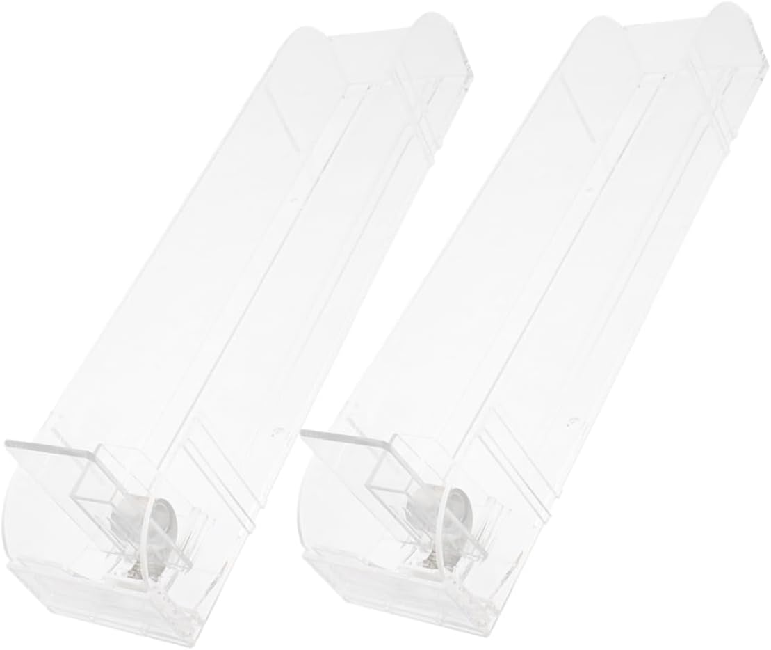 2pcs Automatic Cigarette Pusher Rack Cigarette Display Stand Auto-Push Holder Display Dispenser for Store