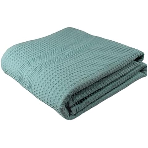 GILDEN TREE Waffle Towels Seafoam Cover