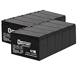 12V 8Ah Compatible Battery for APC SYBT5 UPS - 10 Pack