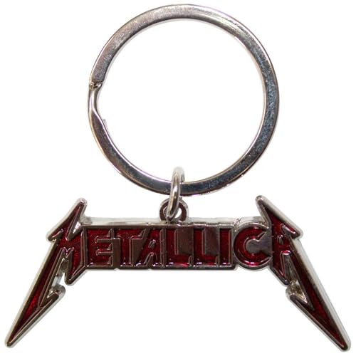 [Rock Off officially licensed products] Metallica Bright bh Band Logo L[z_[ Keychain Size One Size