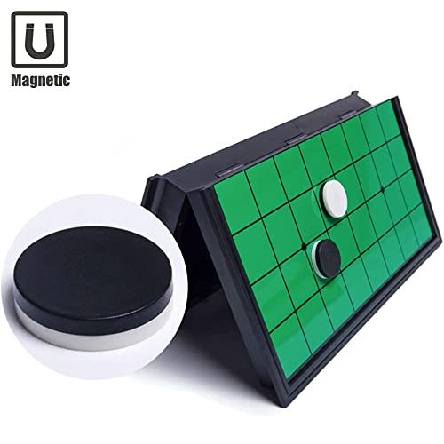 KOKOSUN Reversi Board Game Set, Magnetic Folding Classic Strategy Travel Game for Kids and Adults (Right Angled) - Image 2
