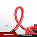 Nilight 10003W 14 Ft Male-to-Female Extension Cord Cable Heavy Duty 12V/24V Car Charger with Cigarette Lighter Socket,2 Years Warranty, red