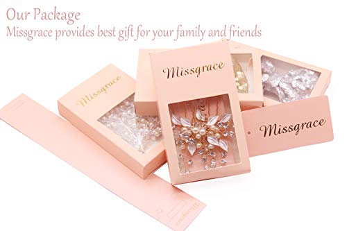 Missgrace Bridal Crystal Leaf Rose Gold Hair Pins Women Crystal Headpiece Wedding Rose Gold Leaf Hair Pins Clip Hair Jewelry Wedding Hair Accessories (Pack Of 3) #TOP6