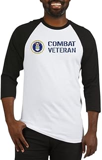 CafePress USAF: Combat Veteran Baseball Baseball Shirt