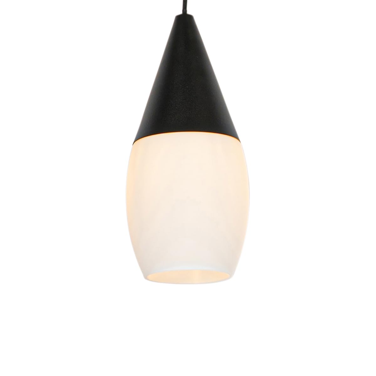 Qazqa Ovallo Pendelleuchte In Schwarz – Dimmbare LED-Hängelampe Mit Ovalem Design Für Wohnzimmer & Schlafzimmer