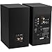 Dayton Audio M4 Powered Desktop Speakers with Bluetooth and USB DAC | Remote Included | 150W Peak Power | Pair (Black, 4in)
