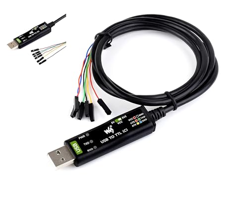 Câble USB TTL FT232RNL de 1M pour programmation de carte série sous Windows 11 et Linux