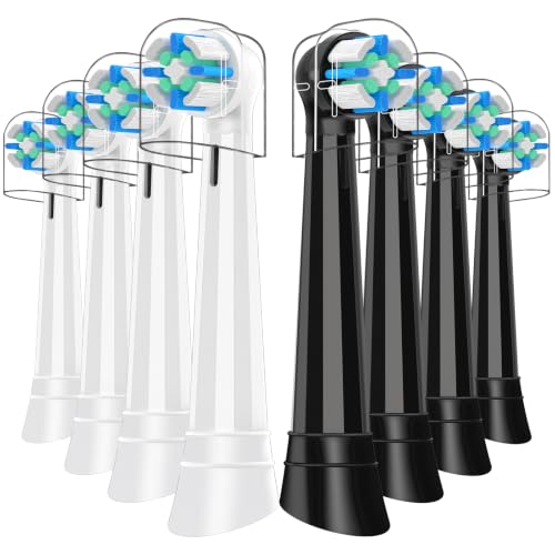 Cepillos de reemplazo de IO compatibles con cepillos eléctricos Oral B IO 2/3/4/5/6/7/8/9/10, paquete de 8 cabezas compatibles con Oral B IO para eliminar placa dental