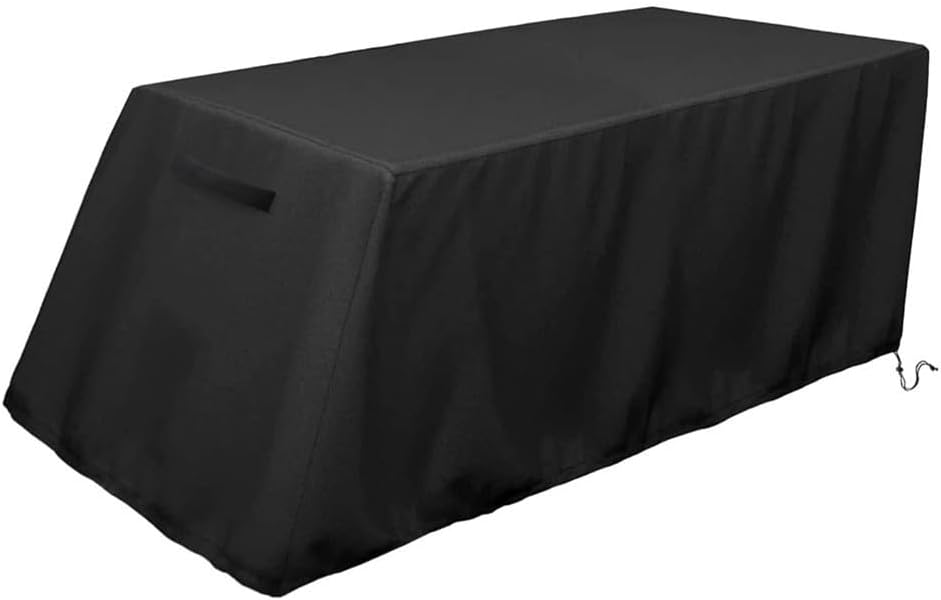 Outdoor Weight Cover, 420D Oxford Waterproof Dustproof Protective Case for Exercise Workout Benches, Foldable Storage Bag Included, Black, 152x46x54cm