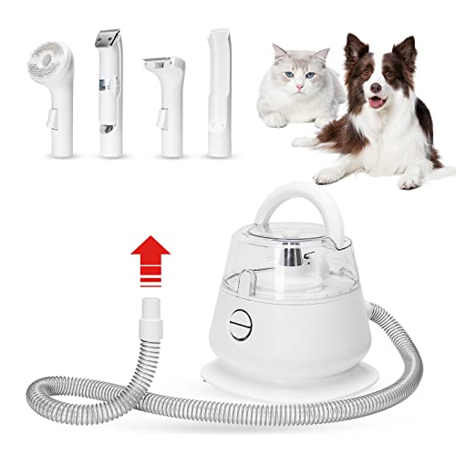 Goawuao Dog Grooming Kit, Pet Vacuum, Dog Hair Vacuum, Pet Cat Grooming Kit With Brush Clipper Deshedding Cleaning Brush, Professional Pet Salon #TOP7