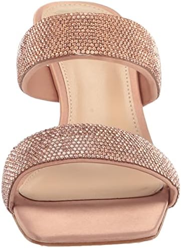 Vince Camuto Women's Footwear Women's Aslee Square Toe Dress Sandal Heeled, Rose Gold, 7 | Image 1